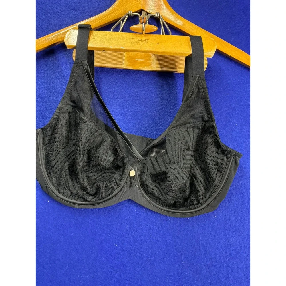 Lingerie Womens Understance Harper Unlined Underwire Bra 36G Black U00840020
